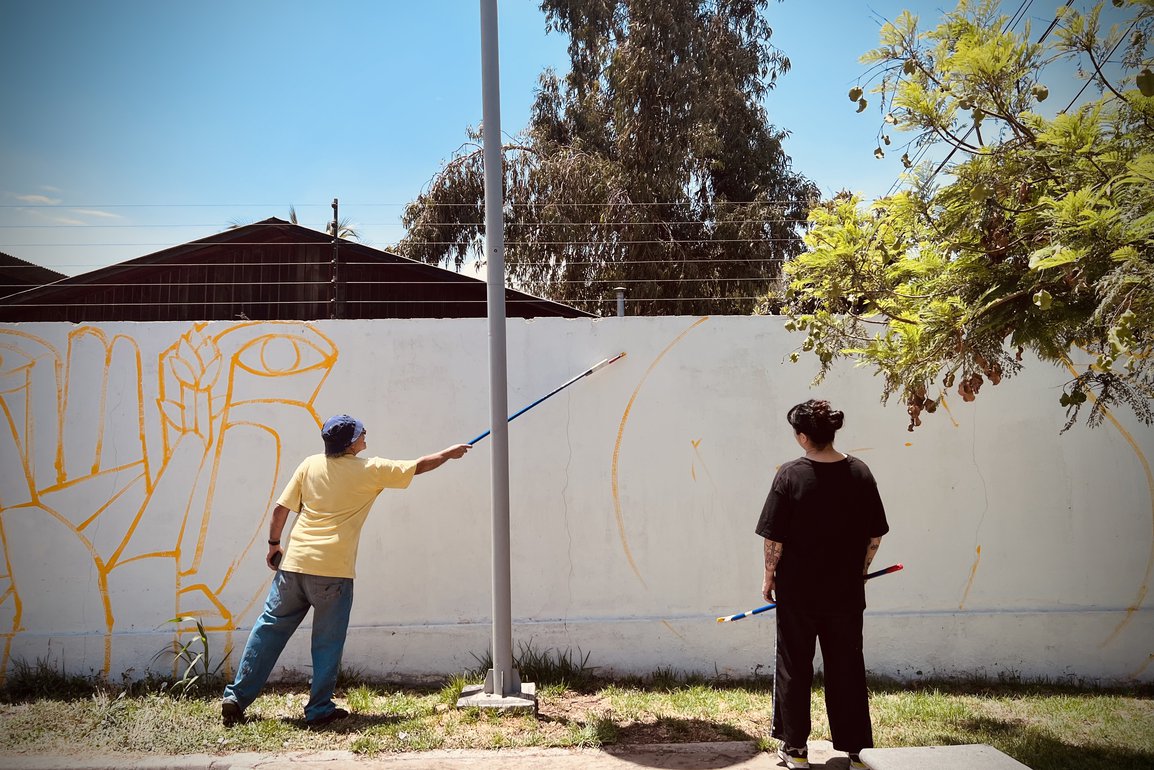 MURAL A 50 AÑOS DEL GOLPE DE ESTADO EN CHILE